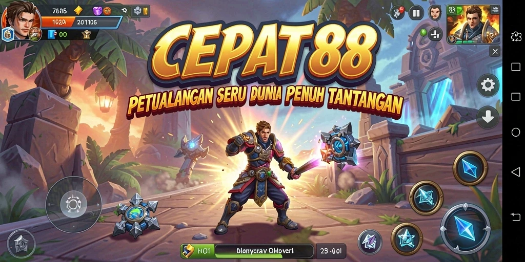 Tampilan gameplay petualangan seru di CEPAT88.