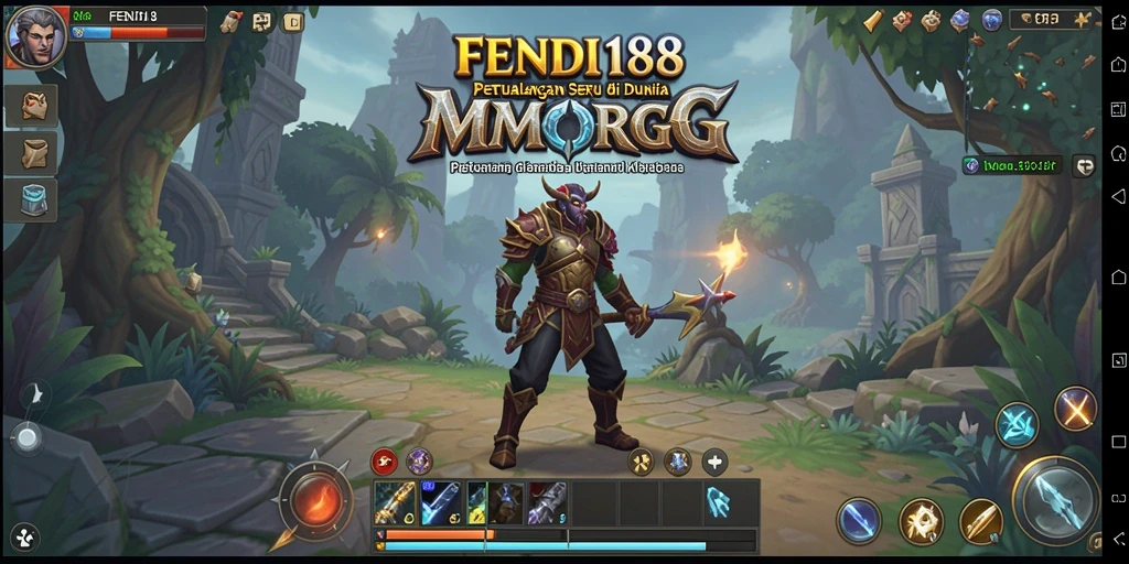 Tangkapan layar utama FENDI188, menampilkan aksi seru dalam gameplay MMORPG.