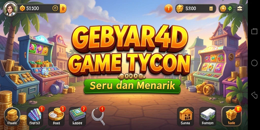 Tampilan gameplay menantang dalam GEBYAR4D yang penuh strategi.