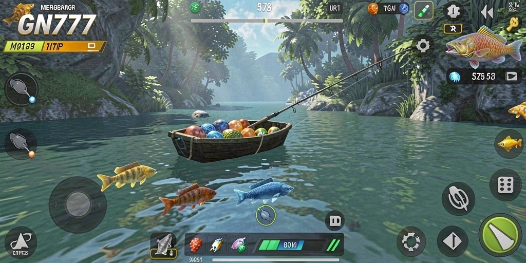 Tangkap ikan besar di GN777 dengan tampilan gameplay yang seru.