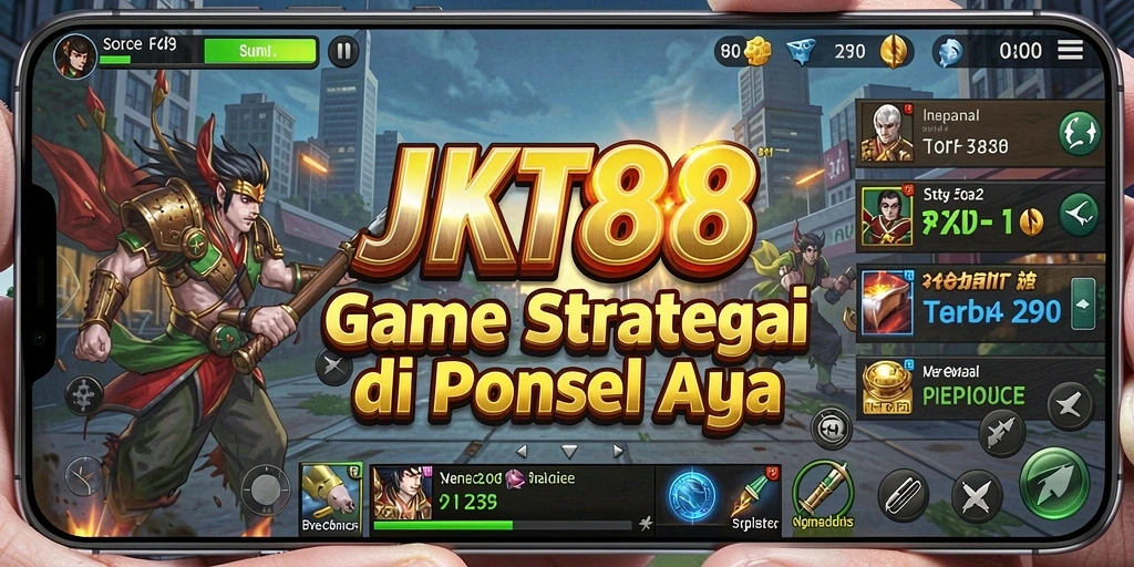 Tampilan gameplay menarik dalam JKT88 dengan elemen SLG.