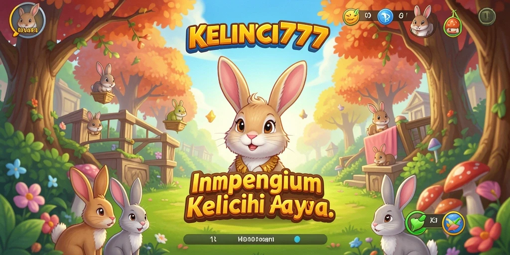 Tampilan gameplay KELINCI777 yang menarik dan penuh warna.