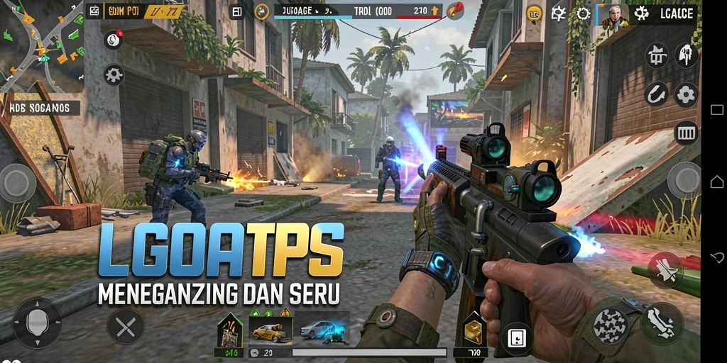 Gameplay LGOACE dalam pertempuran TPS yang mendebarkan.