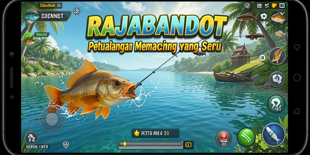 Tangkapan terbaik dalam RAJABANDOT saat memancing di lautan.