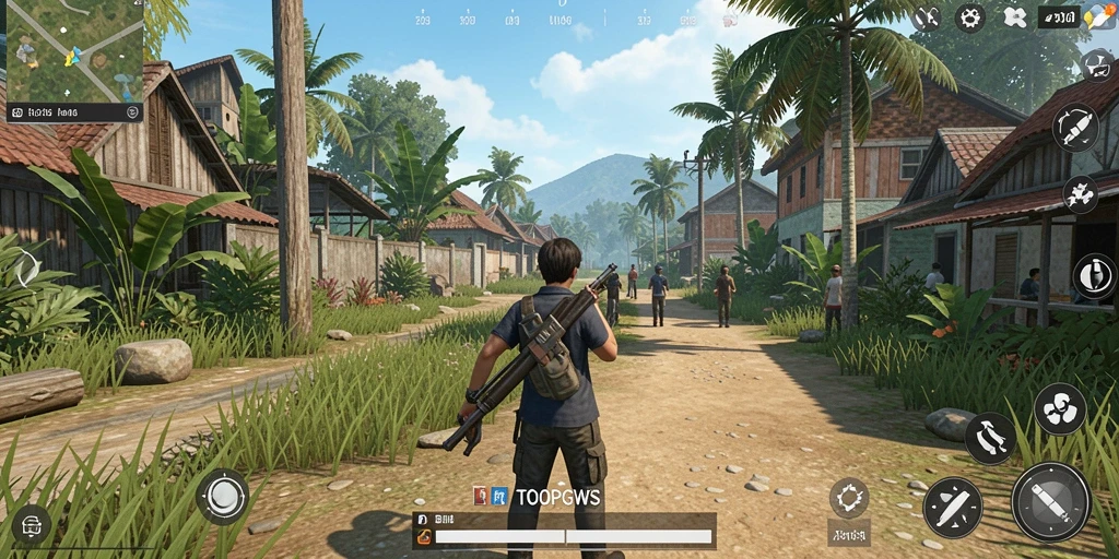 Tangkapan layar gameplay TOOPGWS yang menarik dalam dunia simulasi.
