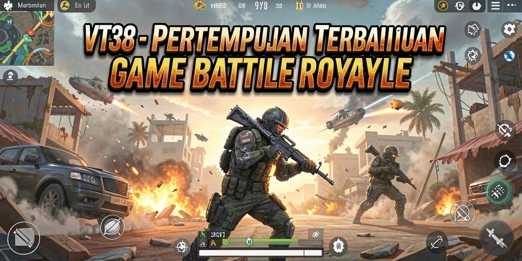Gameplay seru dan grafis memukau dari VT38 saat pertempuran berlangsung.