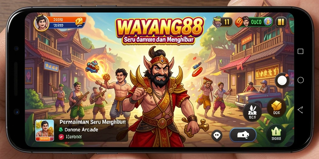 Tampilan gameplay seru di WAYANG88 dengan grafik menarik.