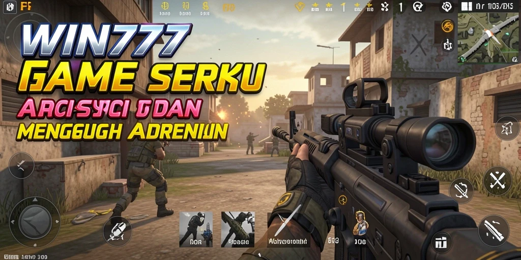 Screenshot gameplay WIN777 yang menunjukkan serunya pertempuran FPS.